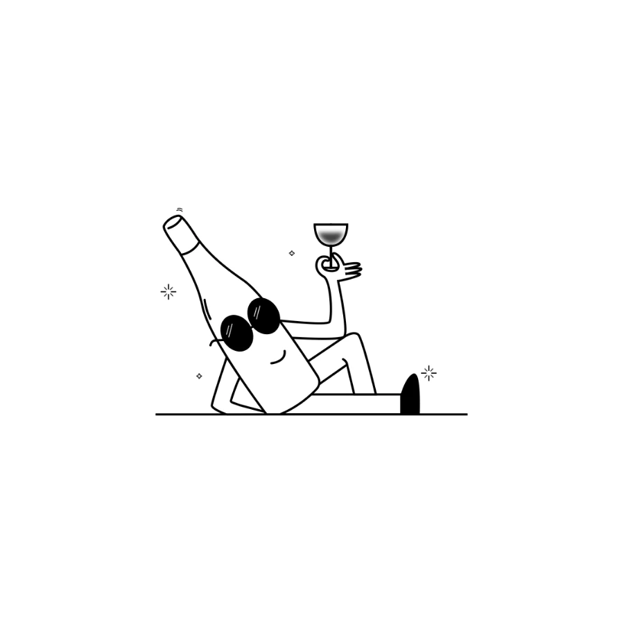 CIN CIN logo illustration — black and white version on white